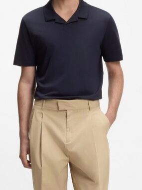 Hugo Boss HUGO Black Polo Shirt Men Size XL Short Sleeve Classic Designer